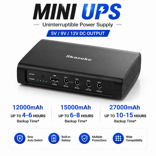Mini ups battery backup - mini, 5v